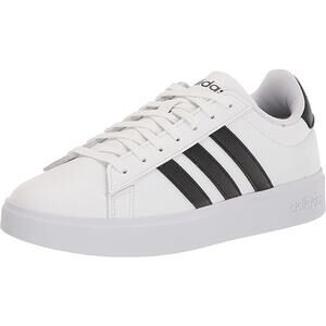 NWT adidas Men's Grand Court 2.0 Tennis Shoe, white/black-Size 11
